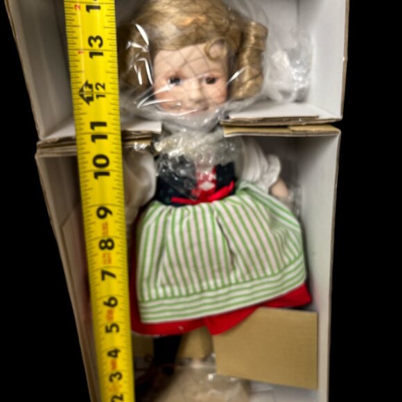 Shirley Temple Dolls Of The Silver Screen Collectible Doll 14" W/Stand New/Box - Picture 4 of 5